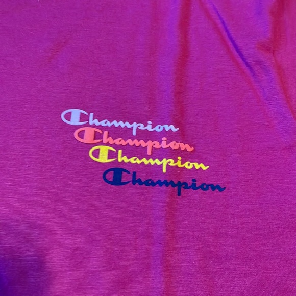 Champion Pink short Sleeve Shirt Size 3X - Picture 6 of 9